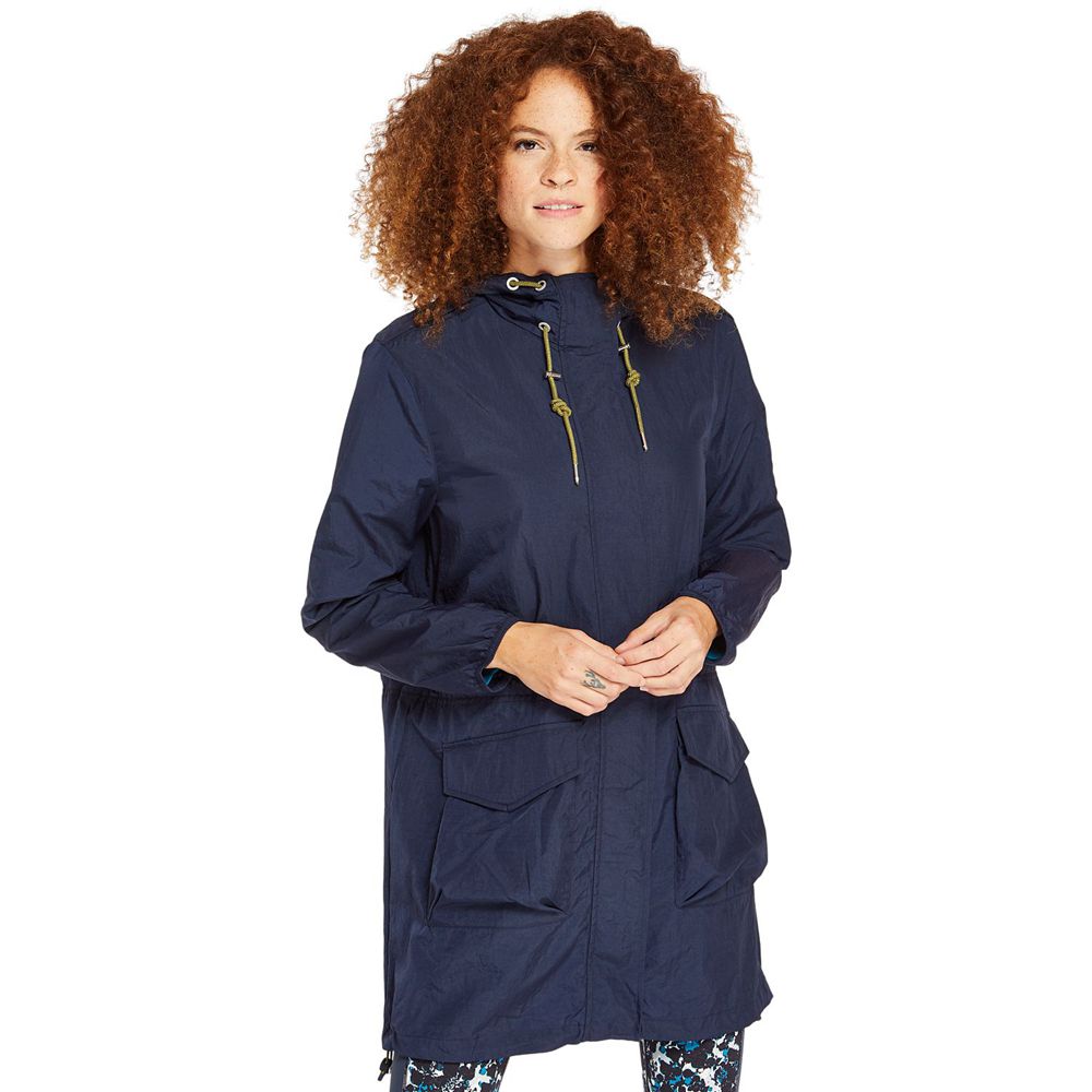 Parka Timberland Argentina Mujer - Lightweight Parka - Azul Marino - IFQGET-075